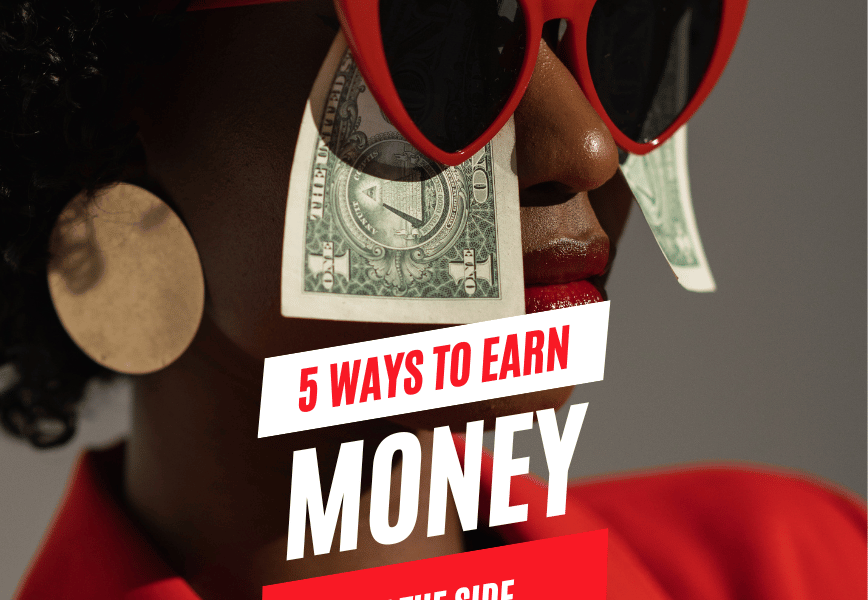 Woman earning money