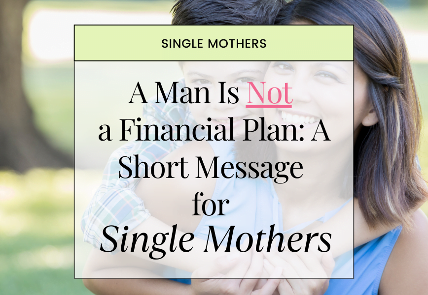 single mother with son