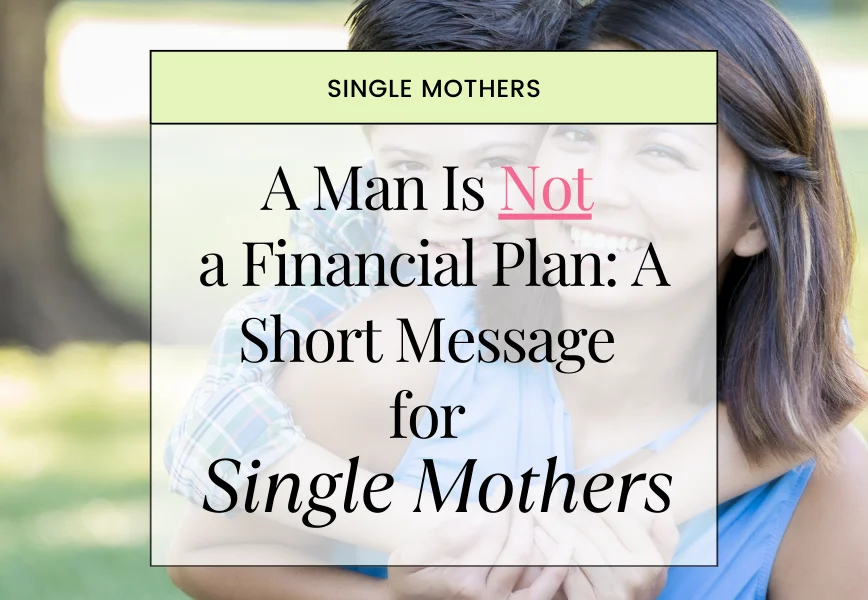 single mother with son